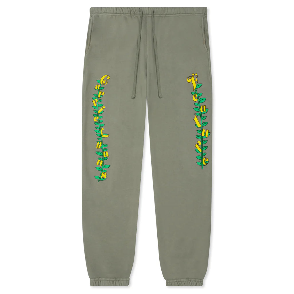 Feature x Carrie Lynns Plants Plantship Sweatpants Oil Green
