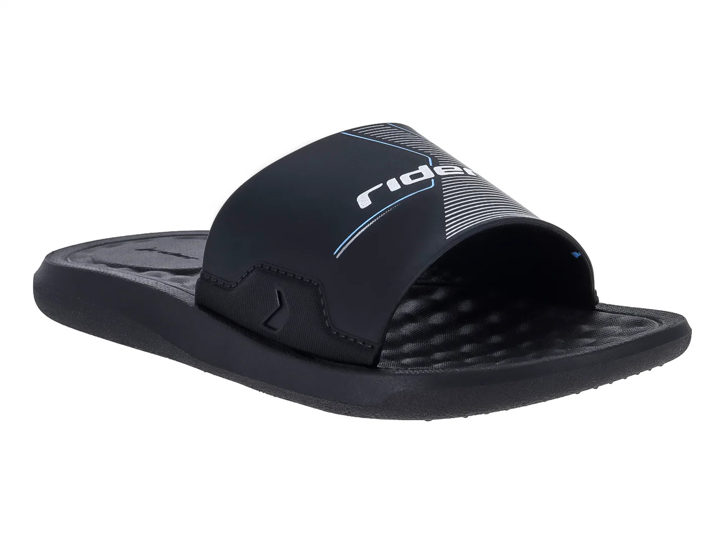Sandalias Rider Negro Gris Blanco para Niño