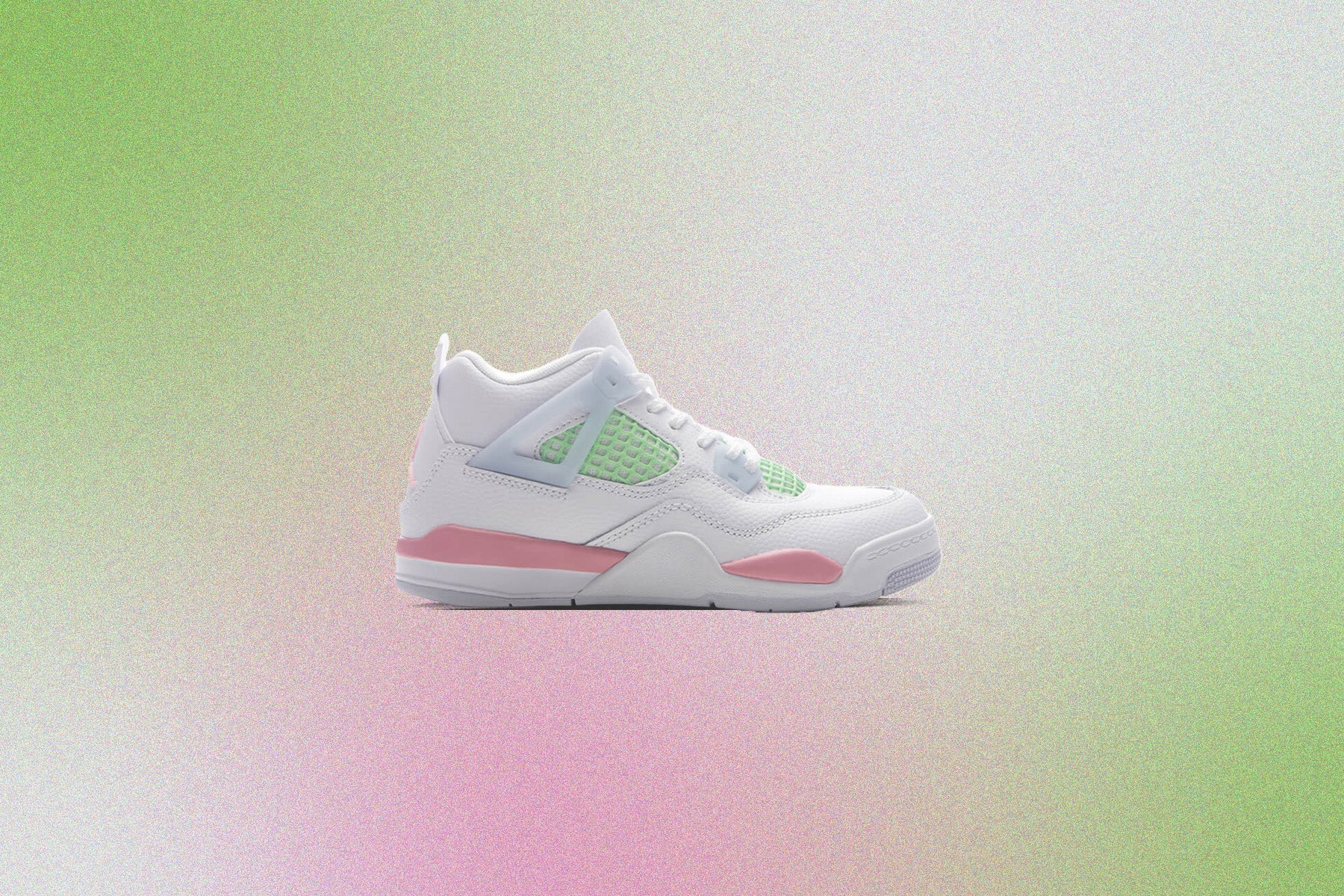 Air Jordan 4 Retro Valentines Day PS White Medium Soft Pink Half Blue