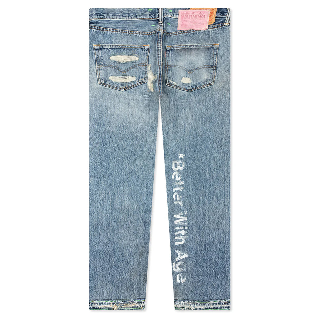 Denim Repair Pants Indigo