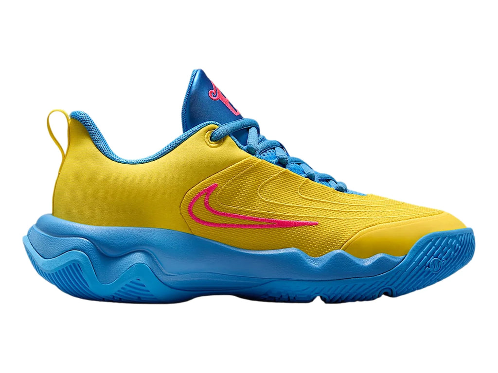 Tenis Nike Giannis Immortality 4 Amarillo y Azul para Niño