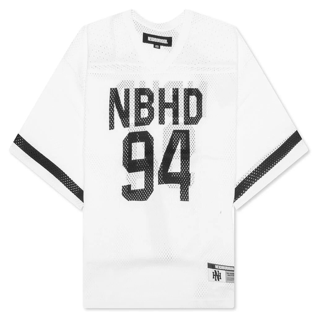 Hockey S S V Neck Shirt White
