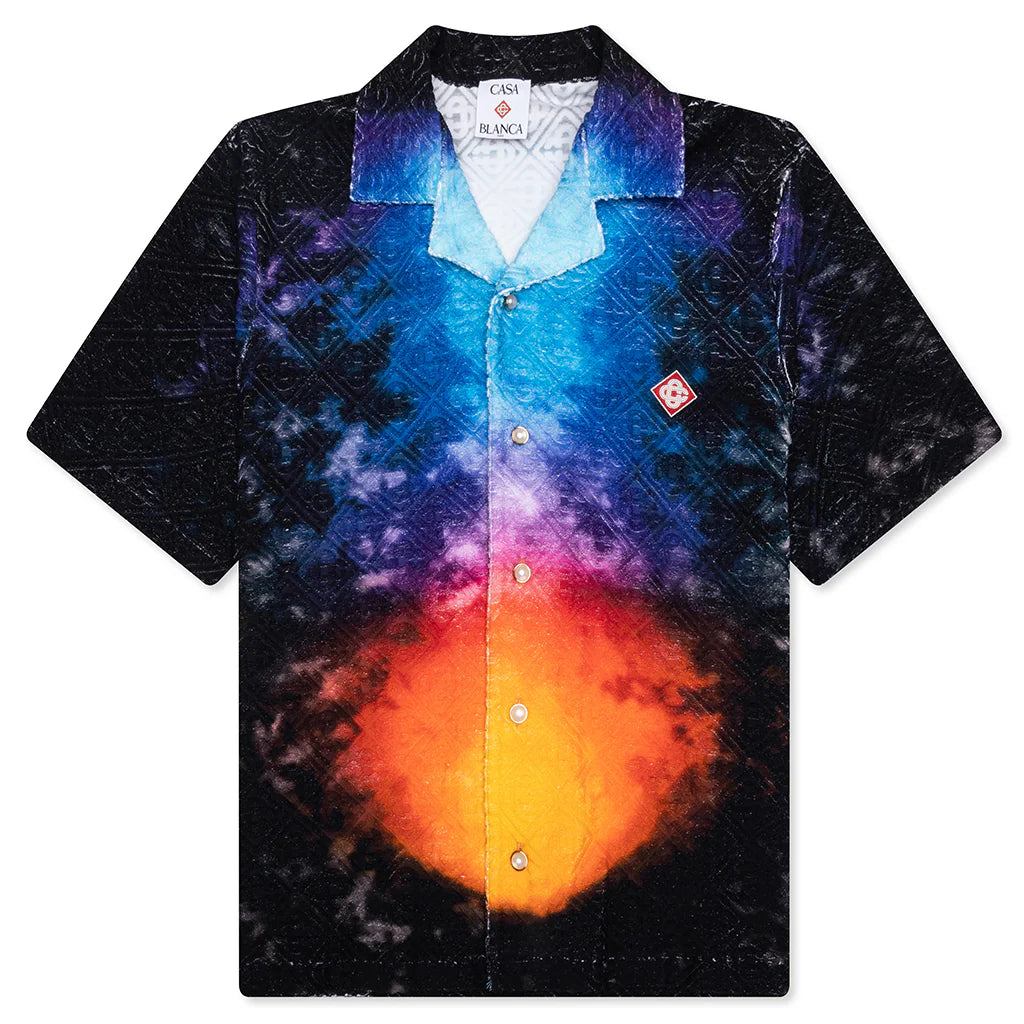 Gradient Towelling Shirt Tie Dye