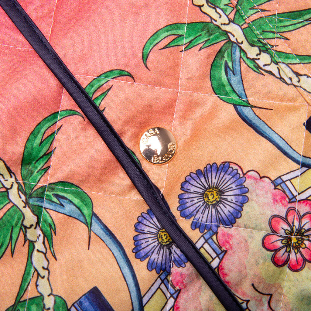 LEnvol Quilted Poly Satin L S Shirt Multi