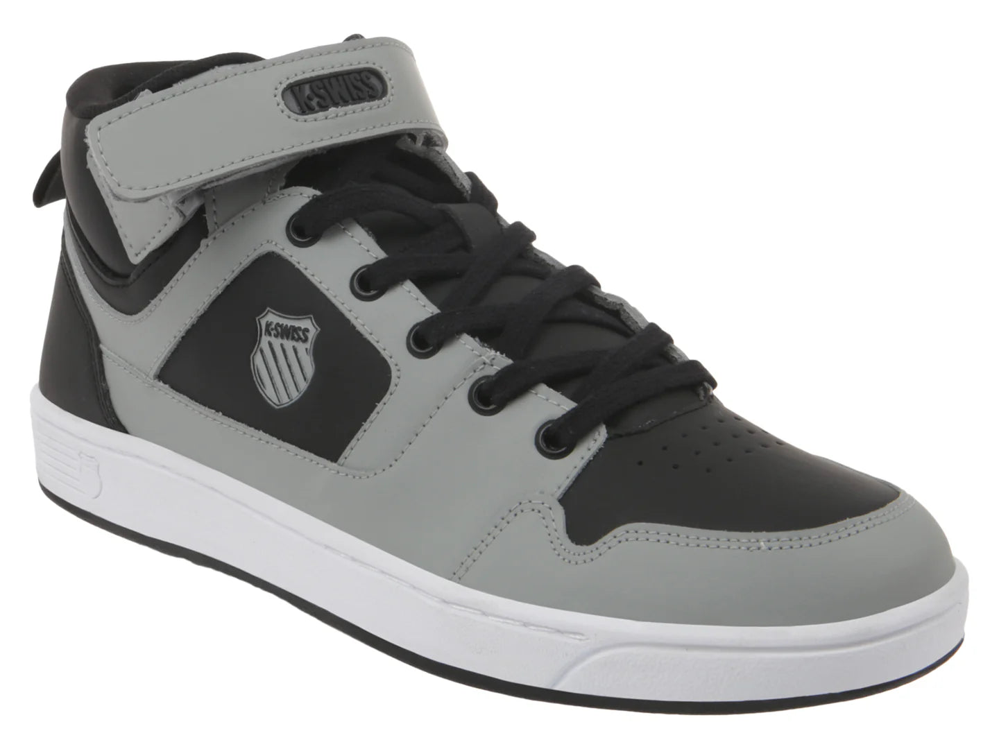 Tenis K SWISS Urban Court Gris y Negro para Hombre