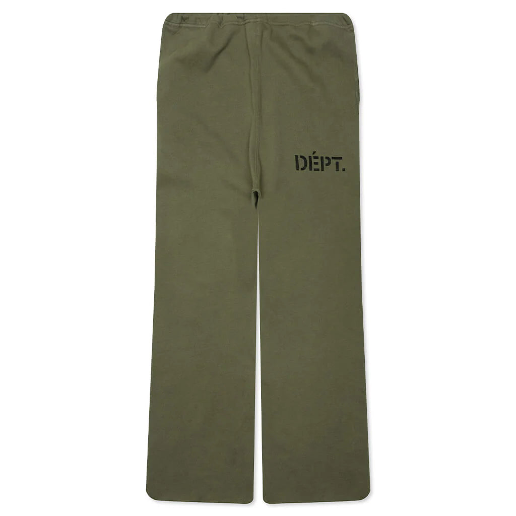 Drop Crotch Sweatpants Olive