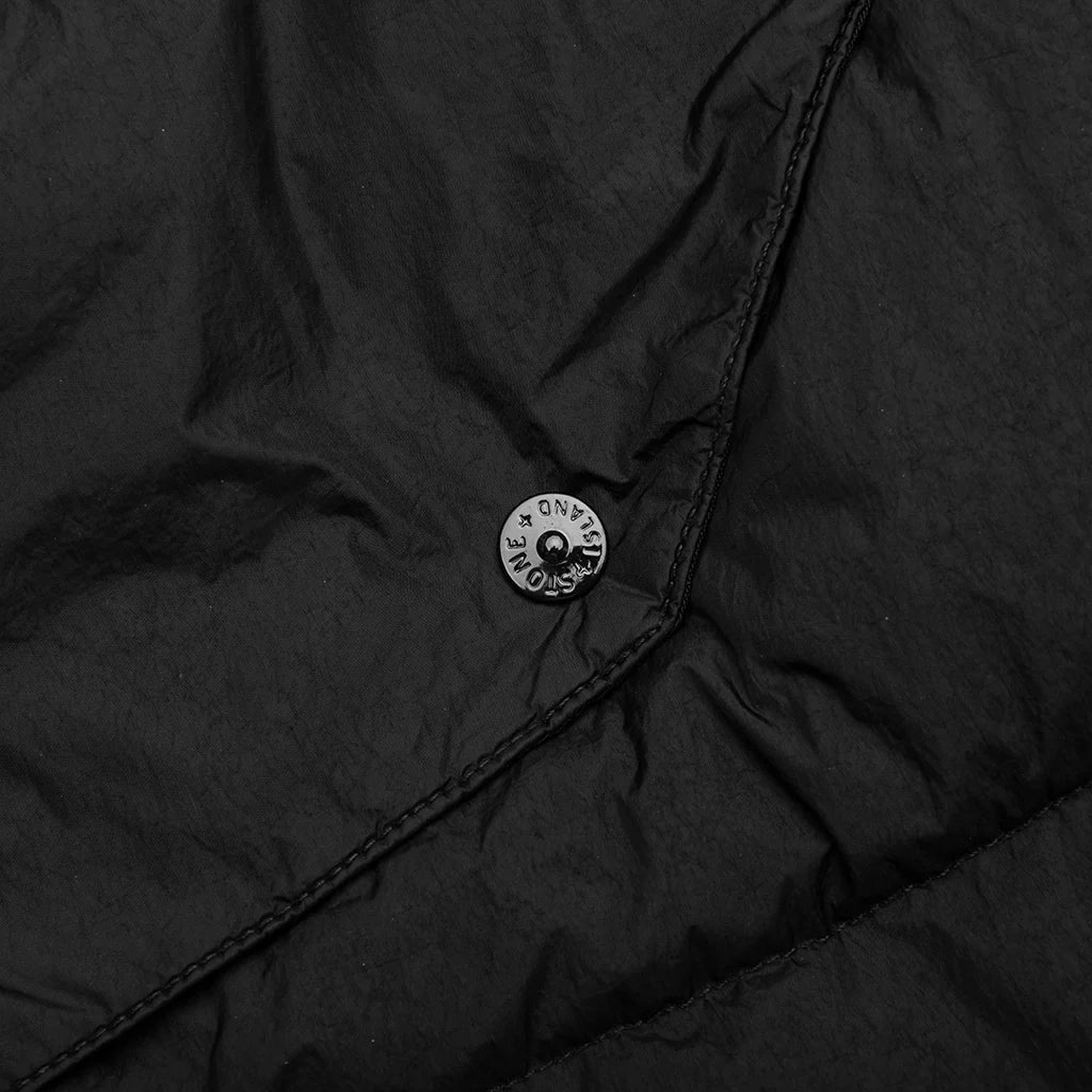 Real Feather Jacket Black