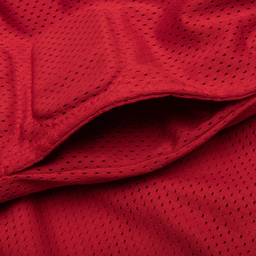 Mesh Moto Short Red