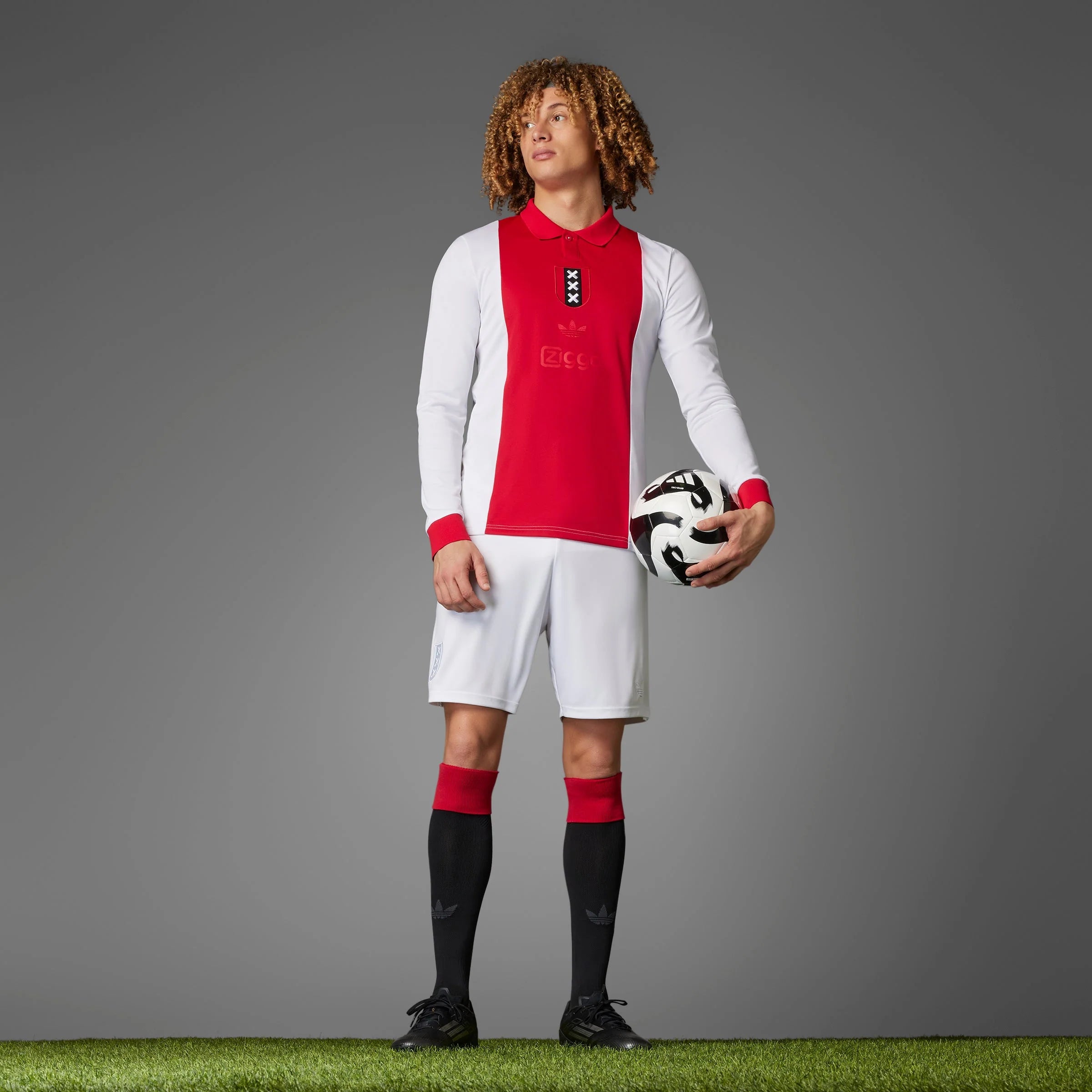 adidas Mens Ajax Amsterdam Anniversary 125 Jersey 25 White