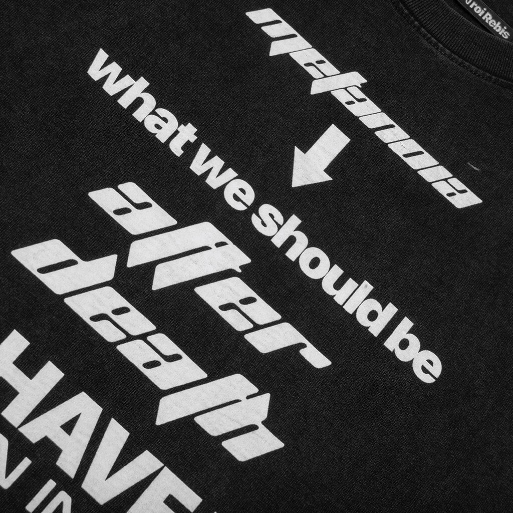 After Death CVA L S Tee Jet Black