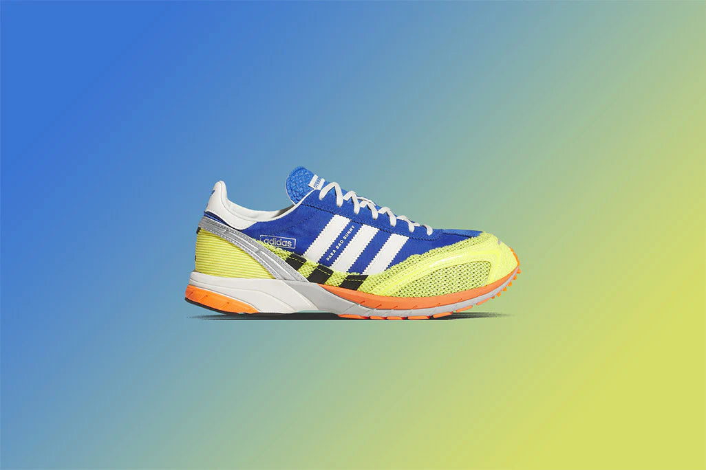Adidas Originals x Bad Bunny Adizero SL72 Blue Cloud White Shock Yellow