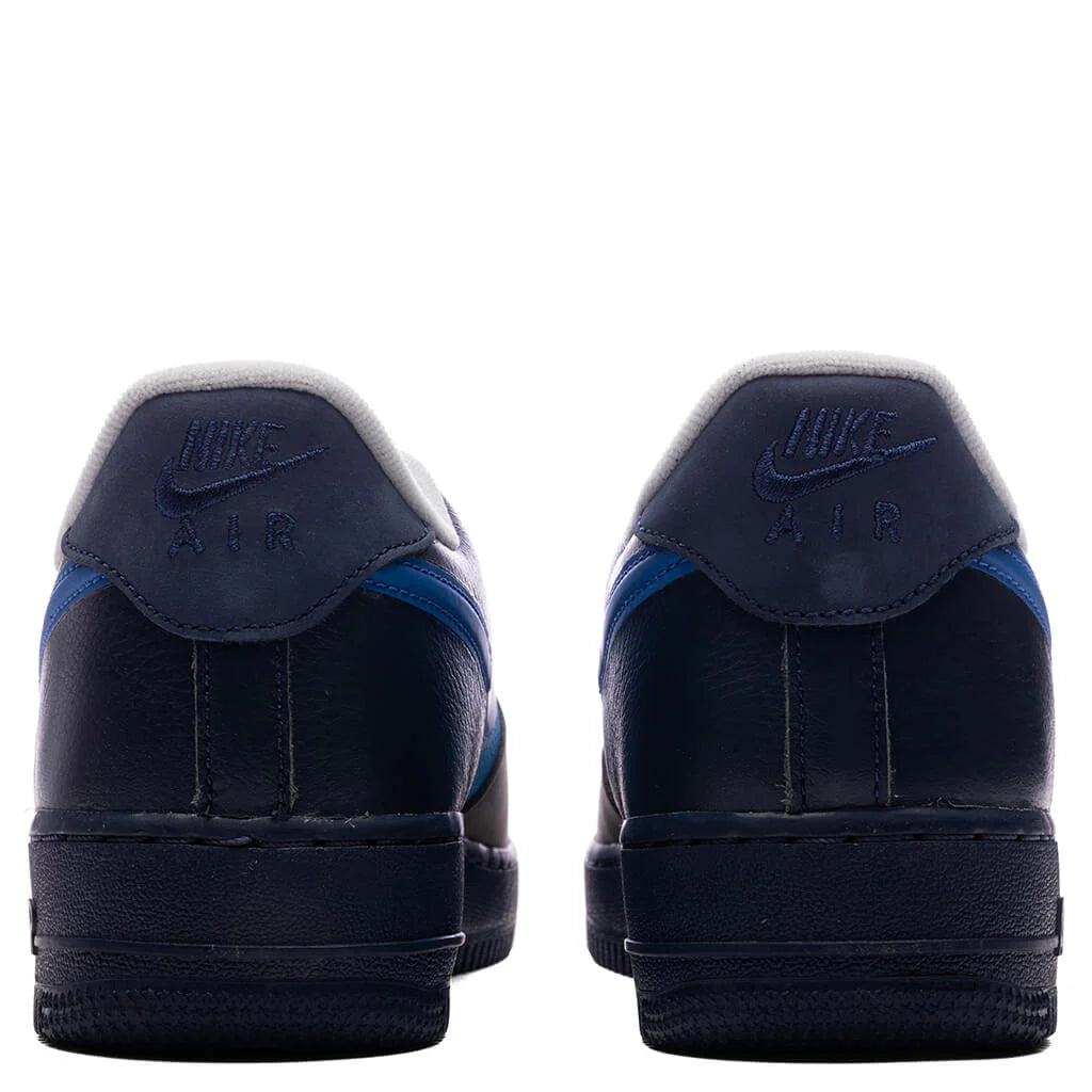 Nike x Stash Air Force 1 Low Soft Grey Varsity Royal Harbor Blue