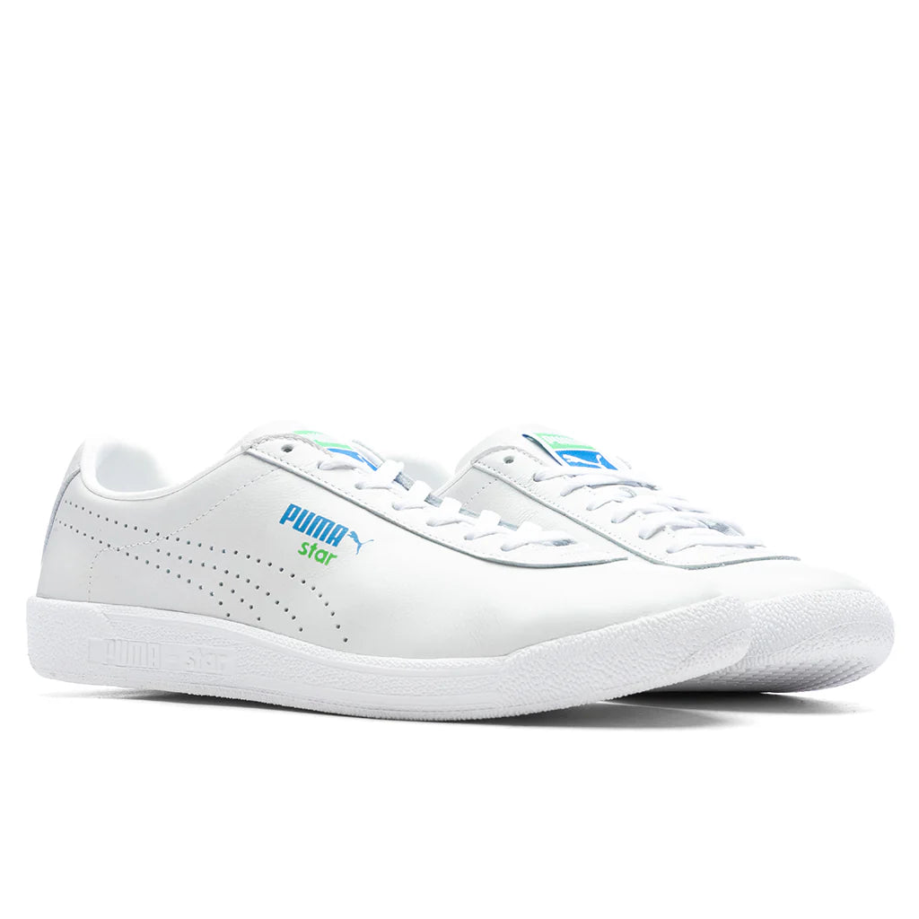 Star Tennis Whites White Ultra Blue Green