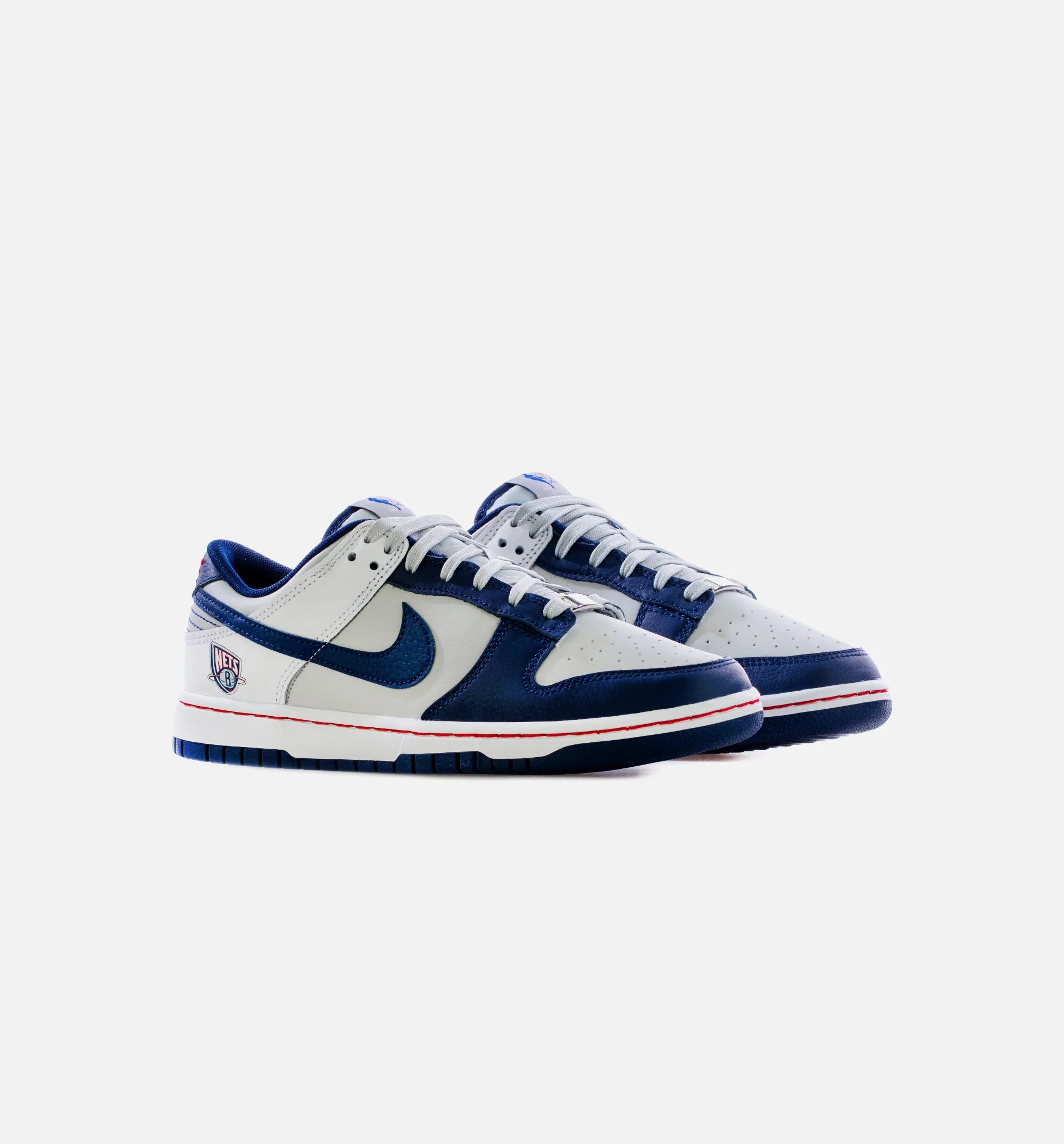 Dunk Low Retro Brooklyn Nets Mens Lifestyle Shoe Blue Grey Limit One Per Customer