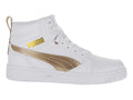 Tenis PUMA Rebound V6 Metallic Dream Blanco y Dorado para Mujer