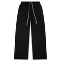 Creatch Wide Cargo Drawstring Pants Black