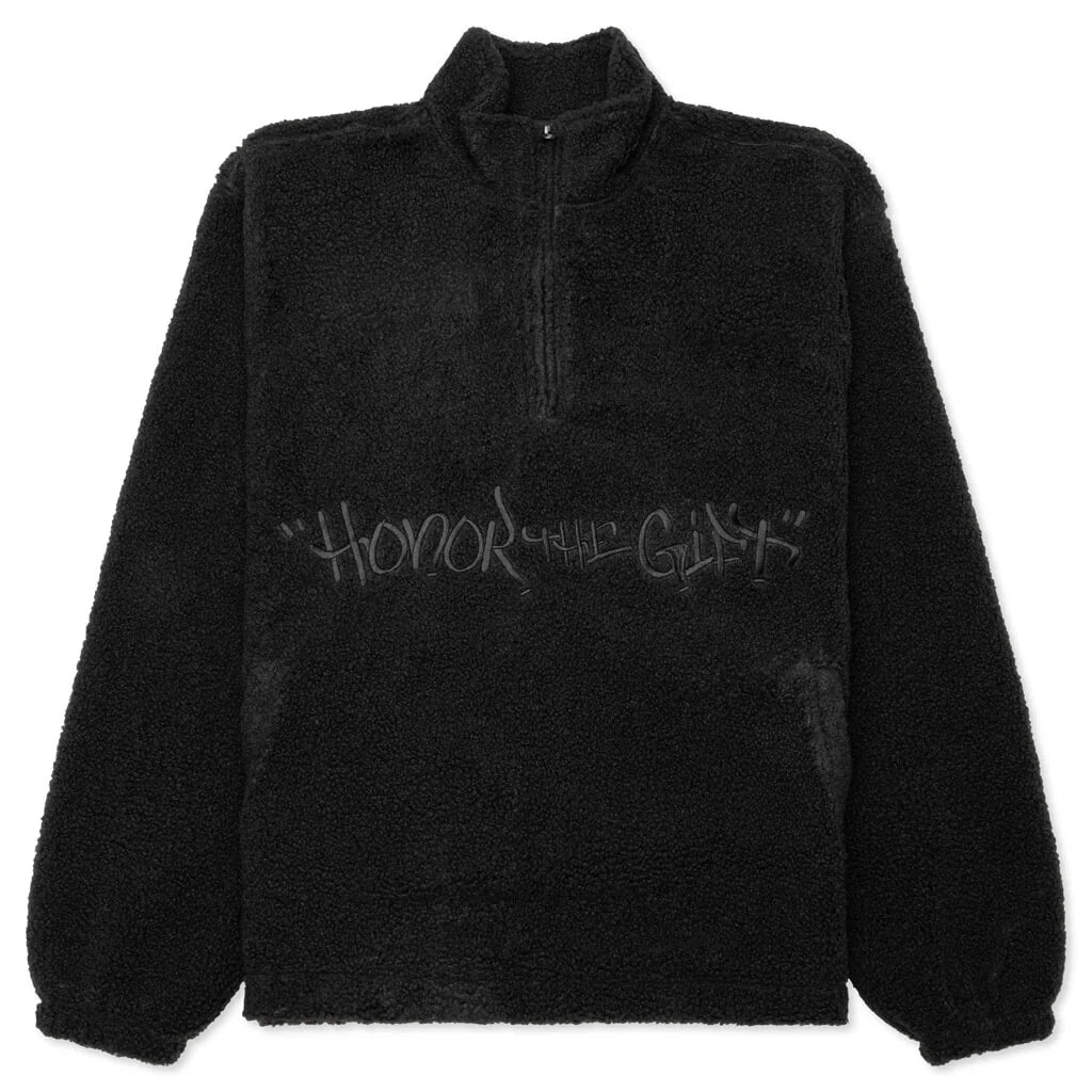 Script Sherpa Pullover Black