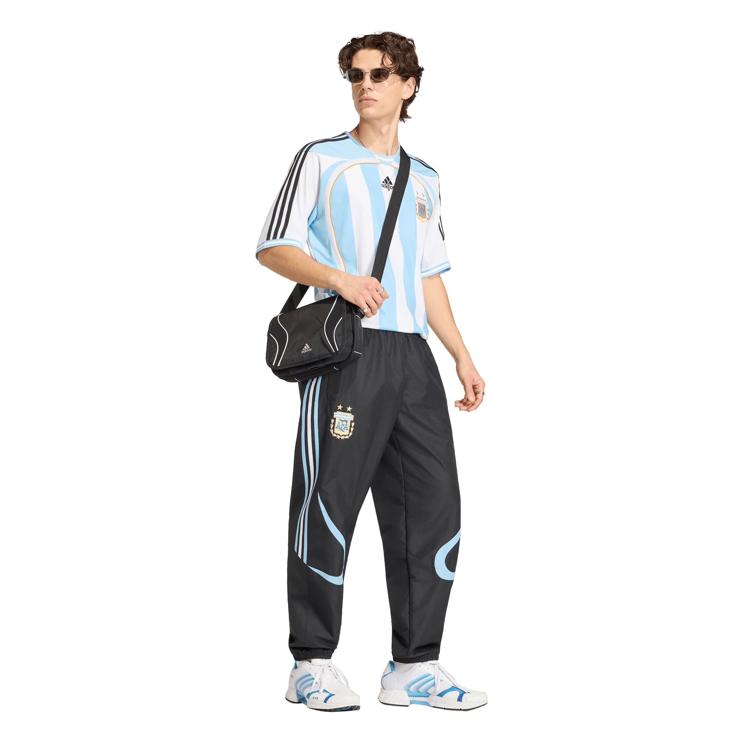 adidas Argentina Home Mens Soccer Jersey 2006 White Blue