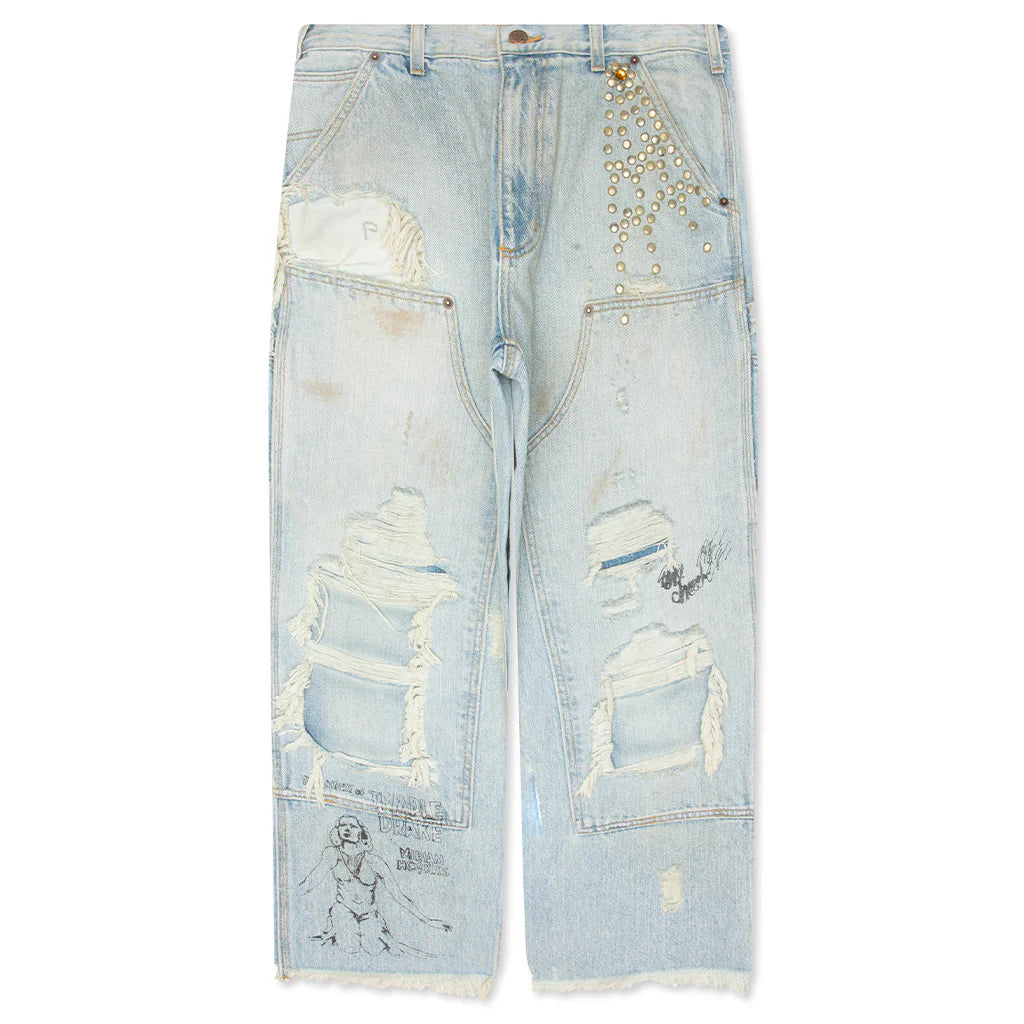 Busted Double Knee Jean Denim