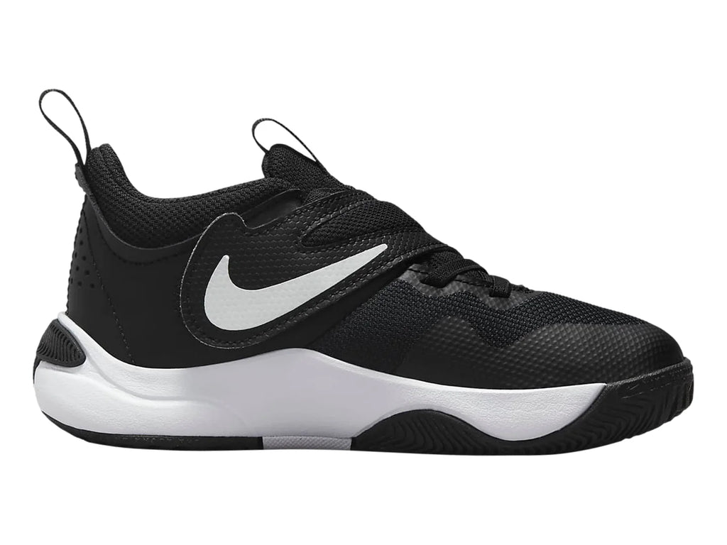 Tenis Nike Team Hustle D 11 Negro con Blanco para Niño