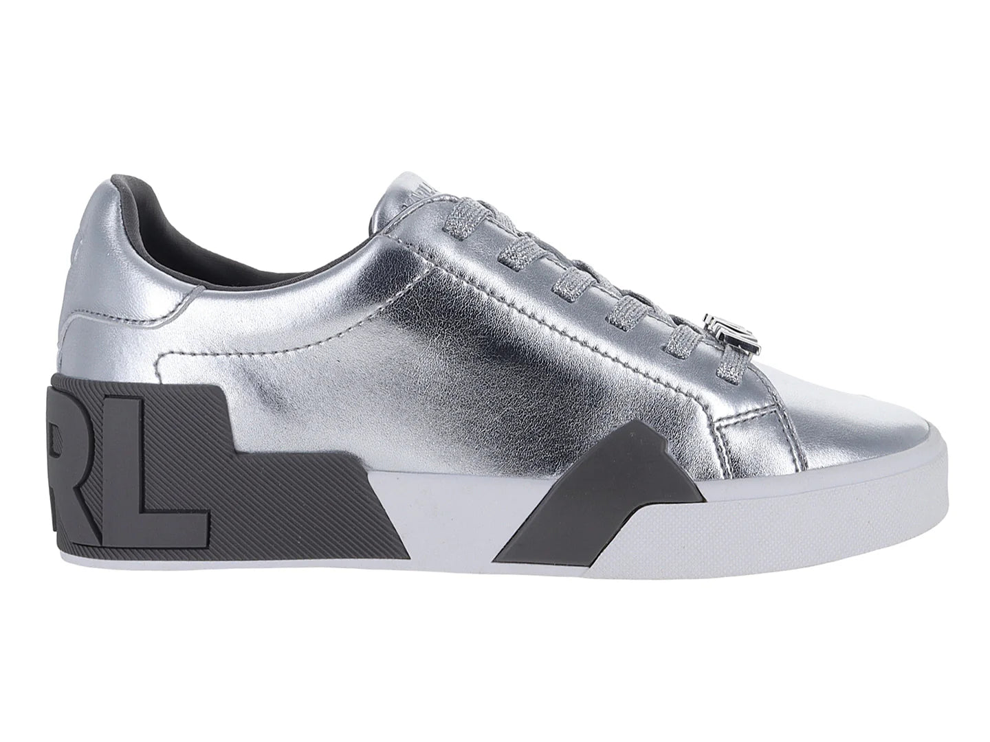 Tenis Karl Lagerfeld Plateados para Mujer