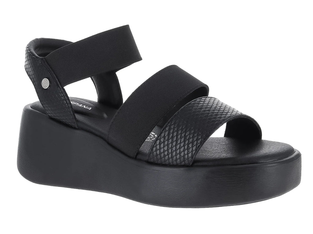 Sandalias Hispana Negro para Mujer
