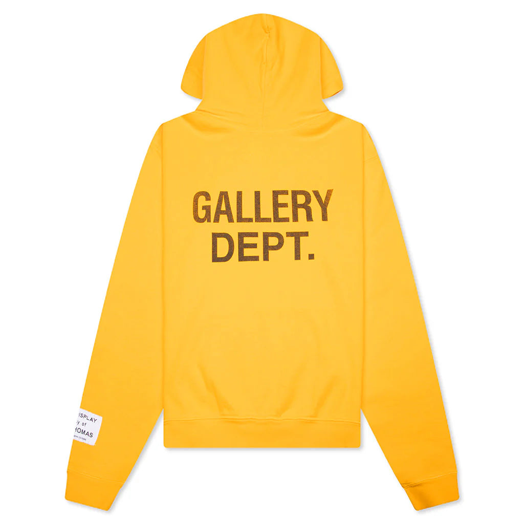 90s GD Logo Hoodie Gold