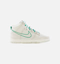 Dunk High SE First Use Mens Lifestyle Shoe Light Bone Green Noise Limit One Per Customer