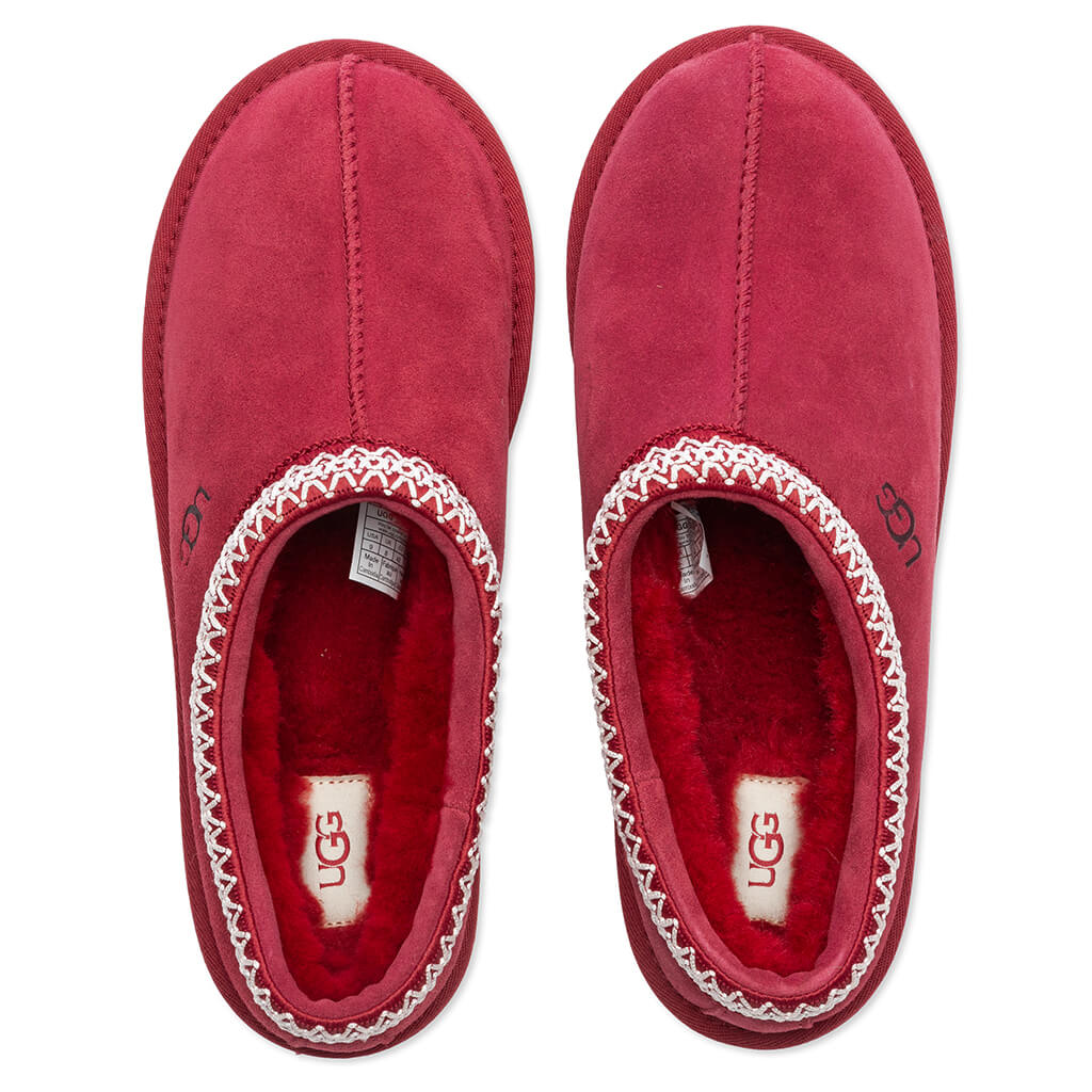 Mens Tasman Slipper Red Wine