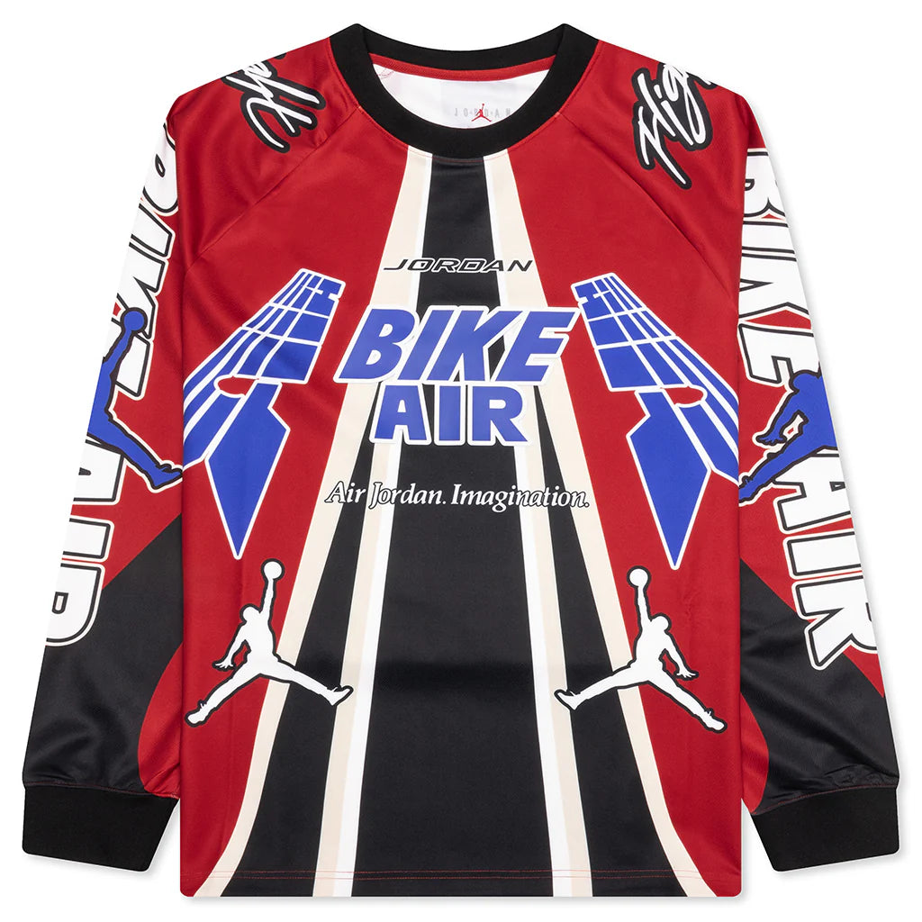Jordan x Nigel Sylvester Jersey Cinnabar Cinnabar Black Lyon Blue