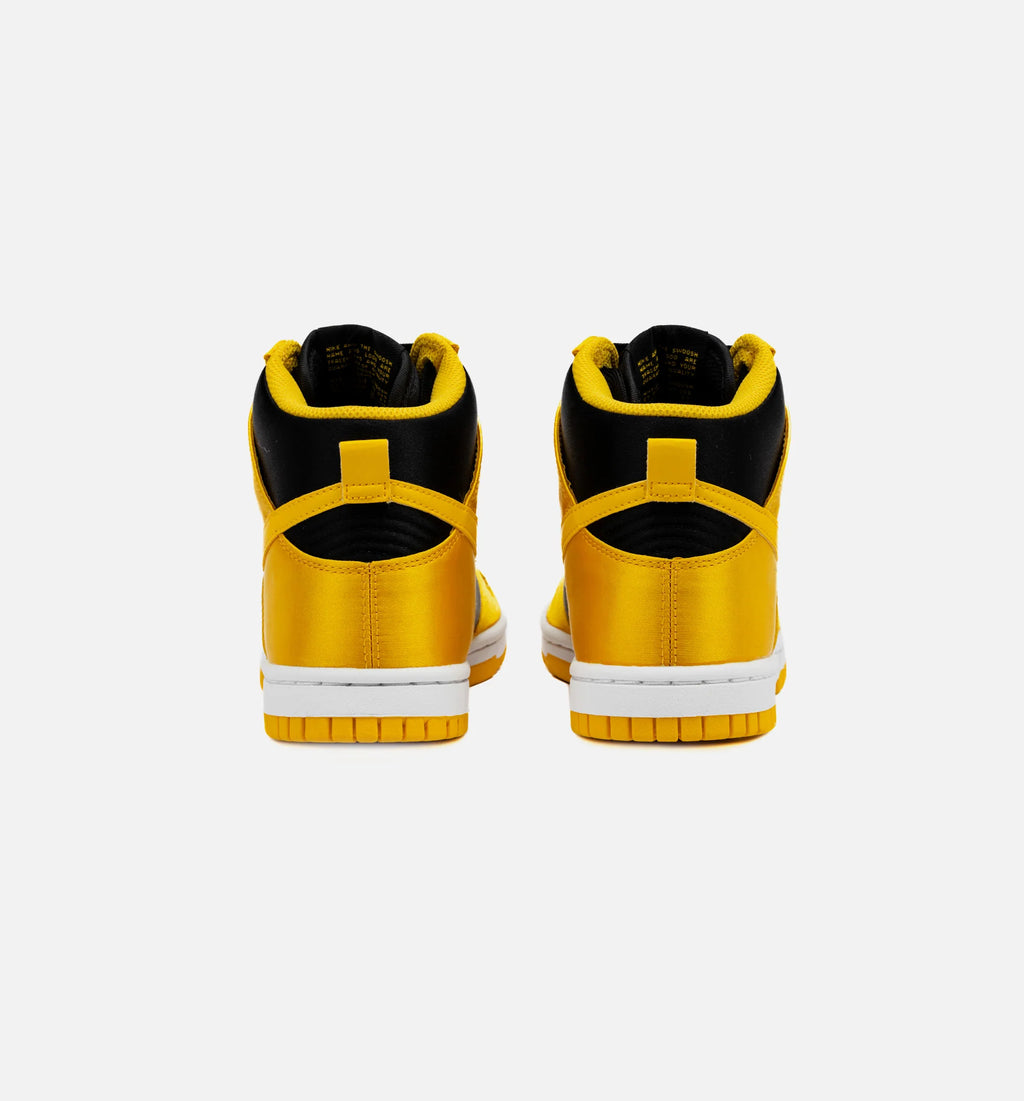 Dunk High Satin Goldenrod Womens Lifestyle Shoe Black Varsity Maize White