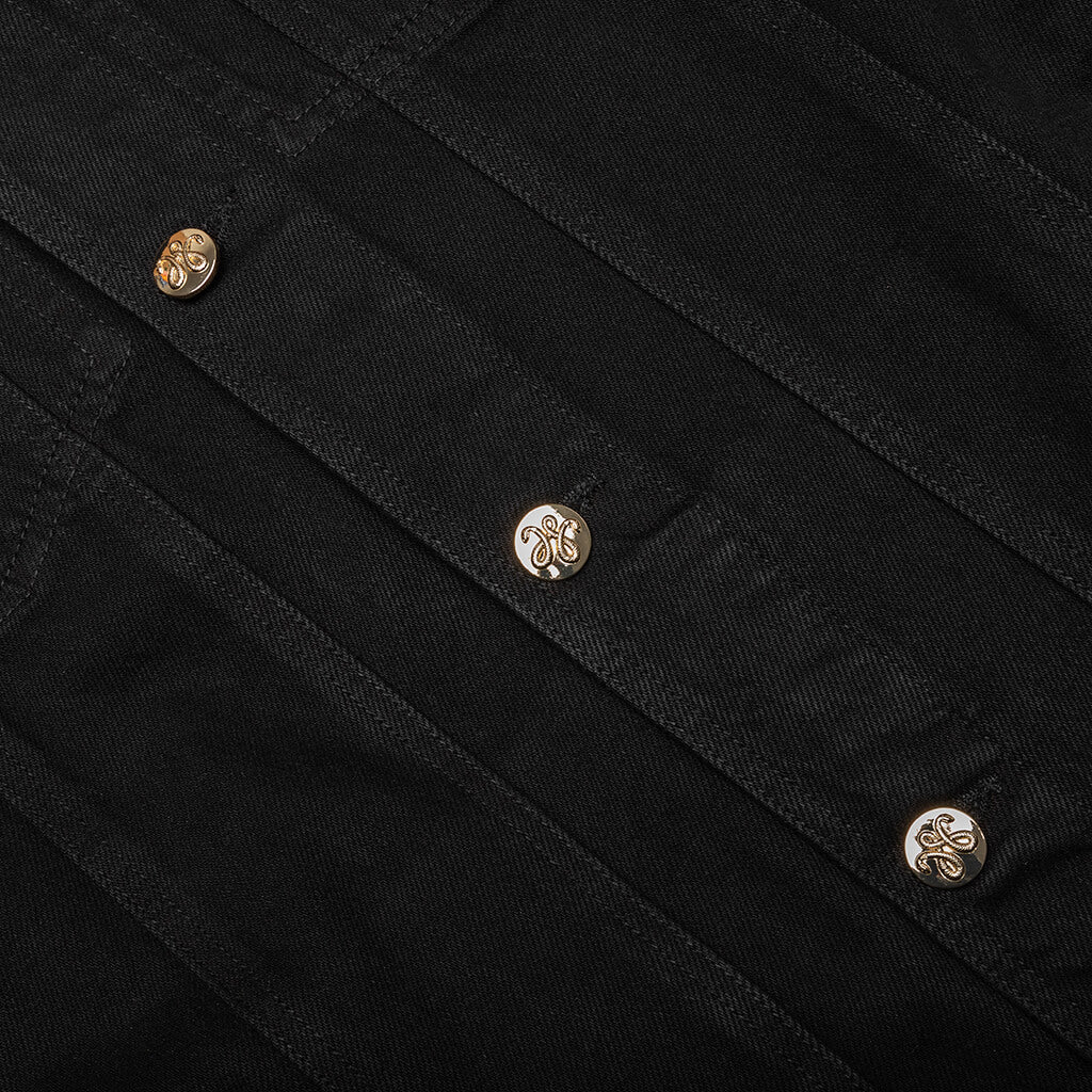 Chachi Denim Jacket Black