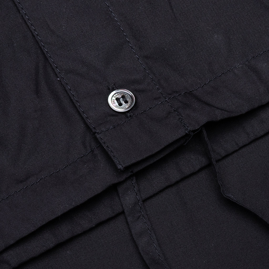 Drawstring L S Shirt Black