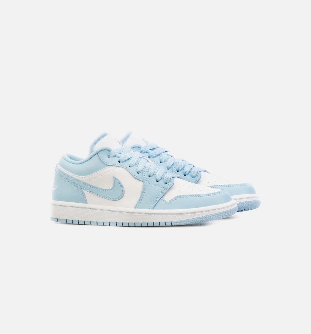 Air Jordan 1 Low Ice Blue Womens Lifestyle Shoe White Blue Limit One Per Customer