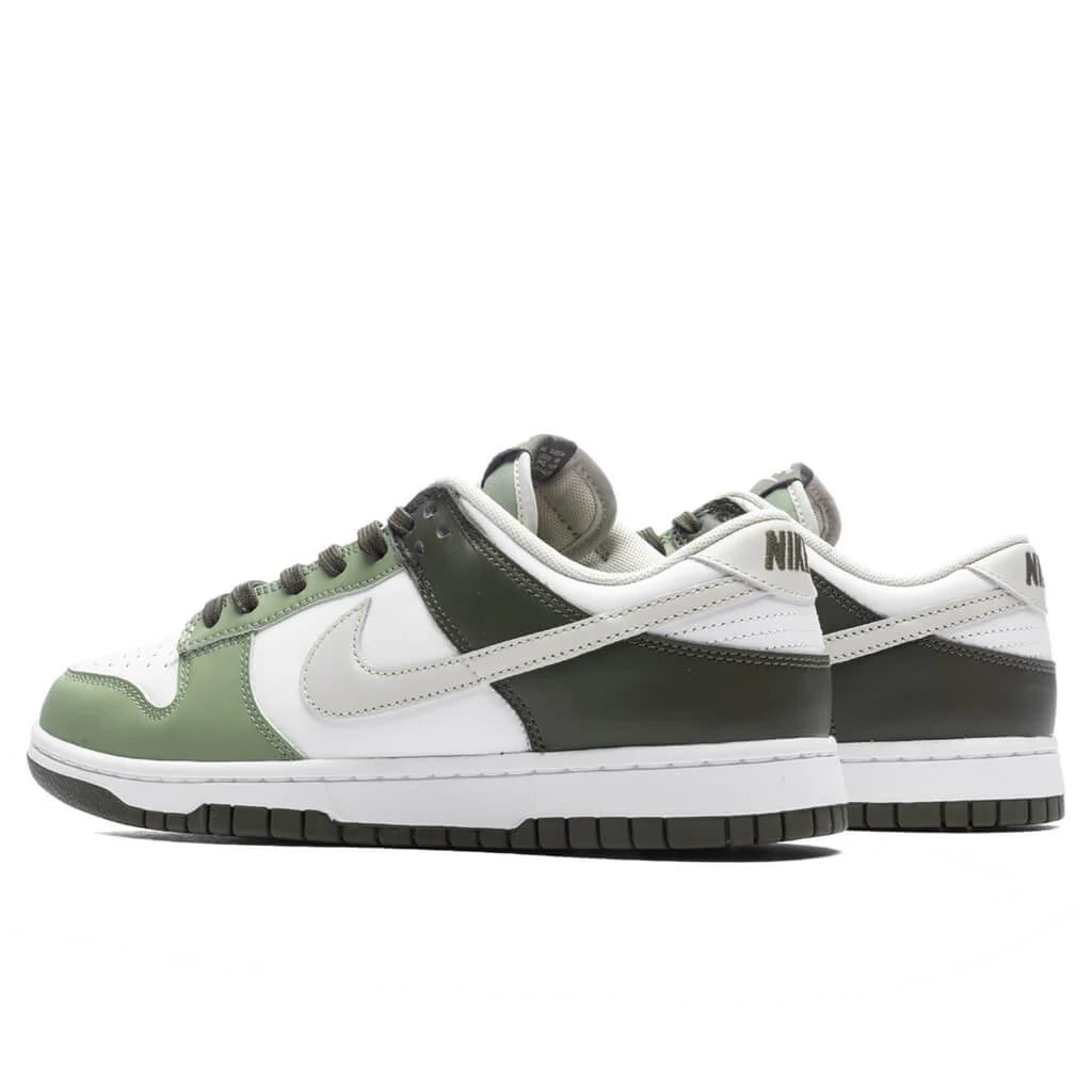 Dunk Low White Light Bone Oil Green Cargo Khaki