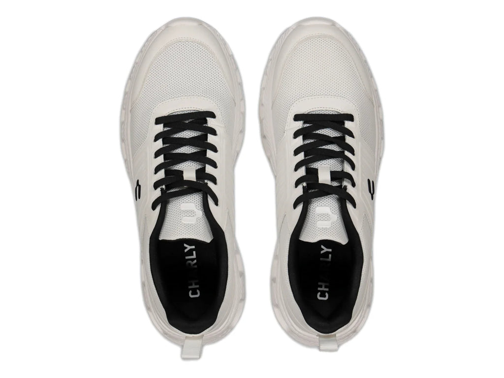 Tenis Charly Light Sport Blanco y Negro para Hombre