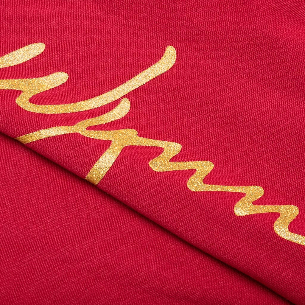 Feature x Wynn Shine Sweatpants Scarlet