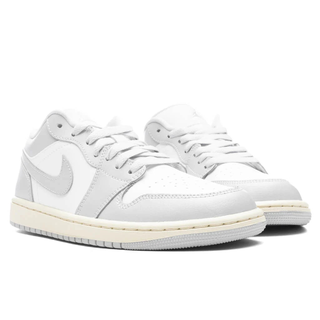Womens Air Jordan 1 Low Sail Neutral Grey Coconut Milk