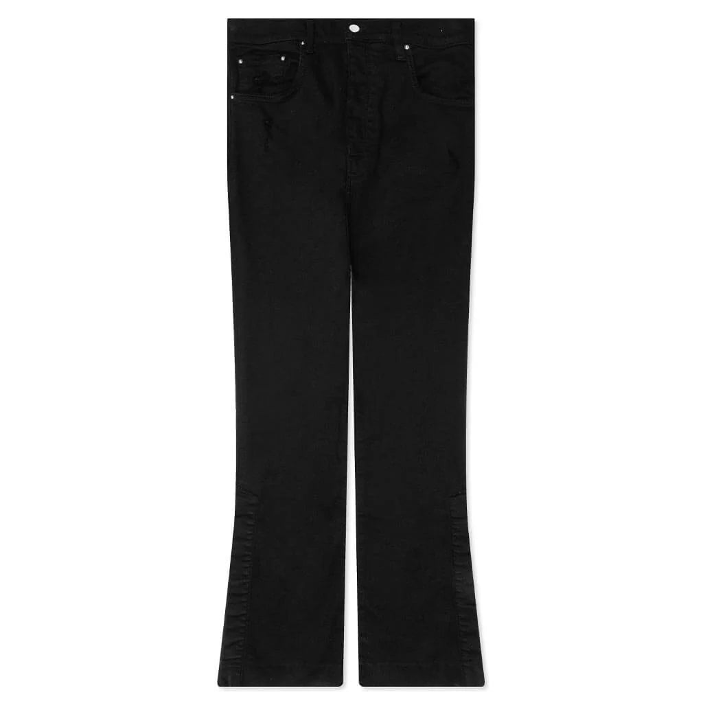 Stack Kick Flare Jean Black