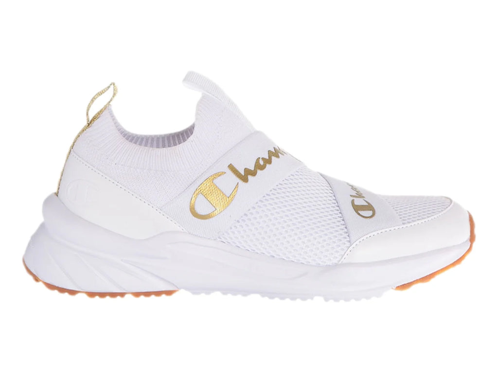 Tenis Champion Kinna V Over Lo Blanco y Dorado para Mujer