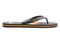 Sandalias Quiksilver Molokai Art II Negro Rojo y Verde para Hombre