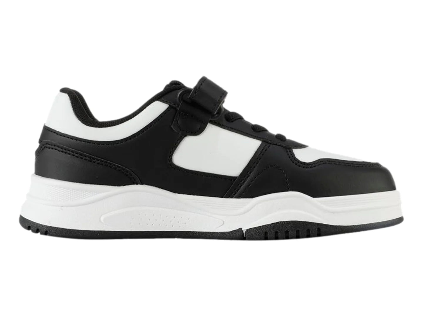 Tenis Lotto Zinzan Blanco y Negro para Niño