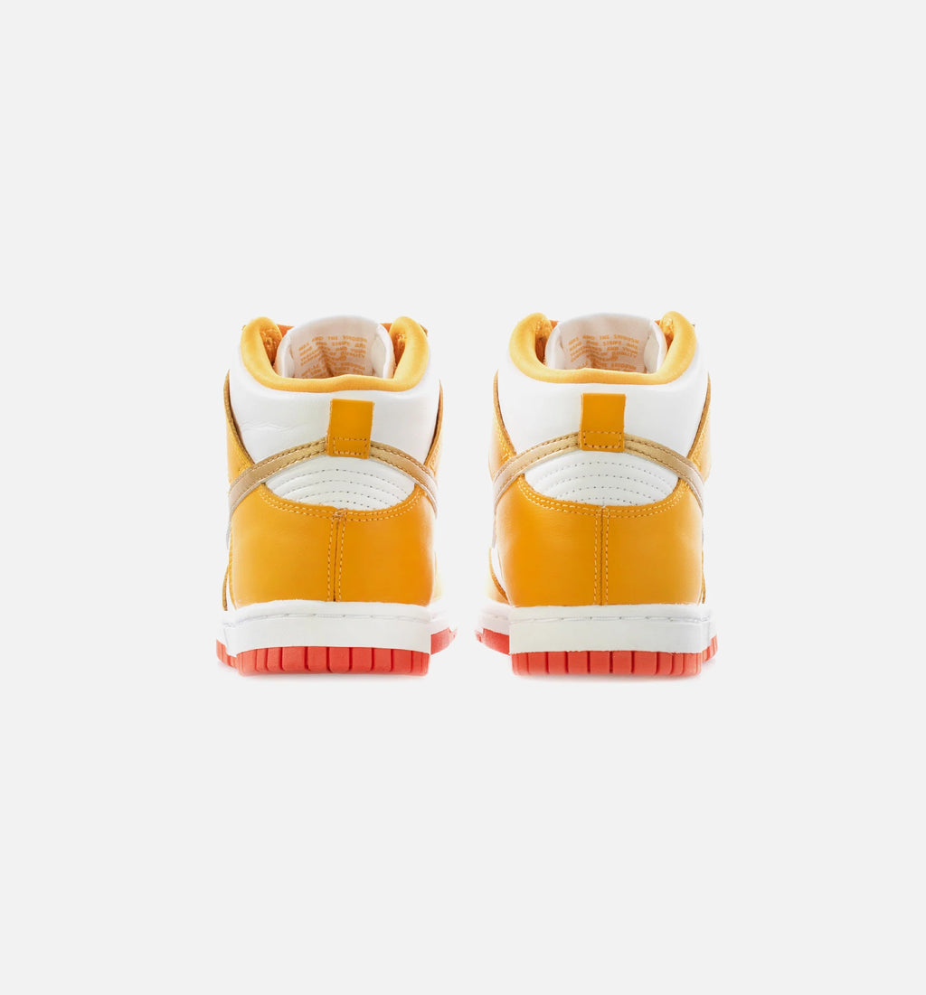Dunk High University Gold Womens Lifestyle Shoe Yellow Gold White Limit One Per Customer