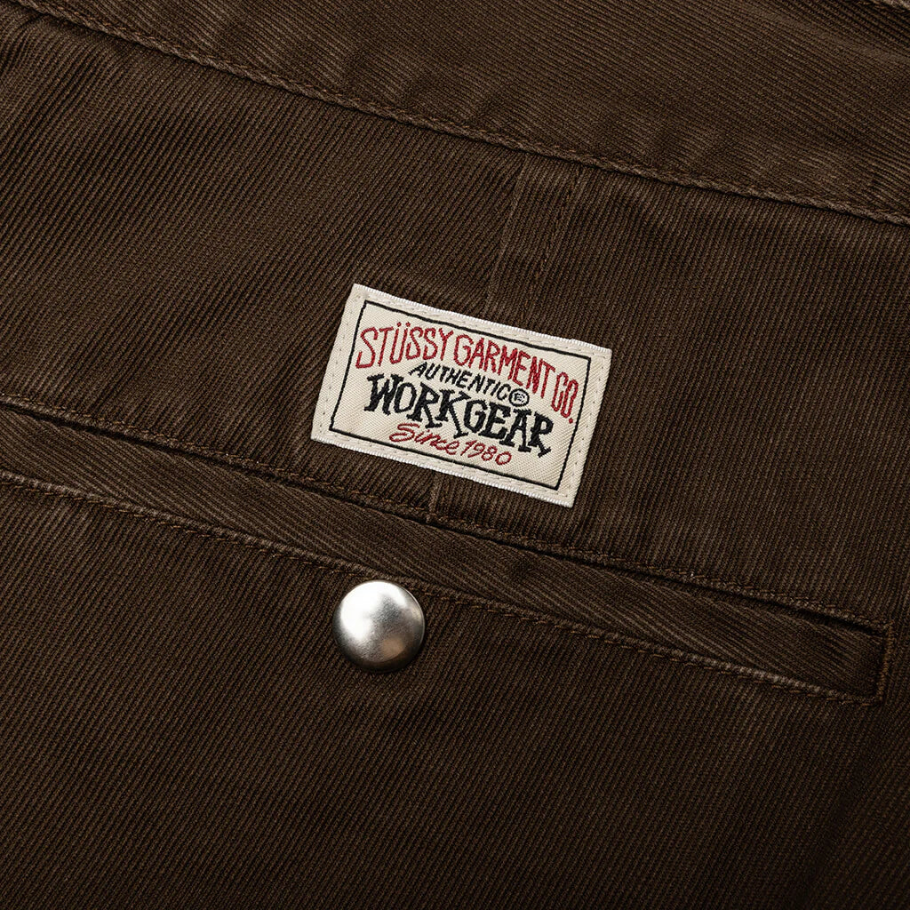 Twill Workgear Trouser Brown