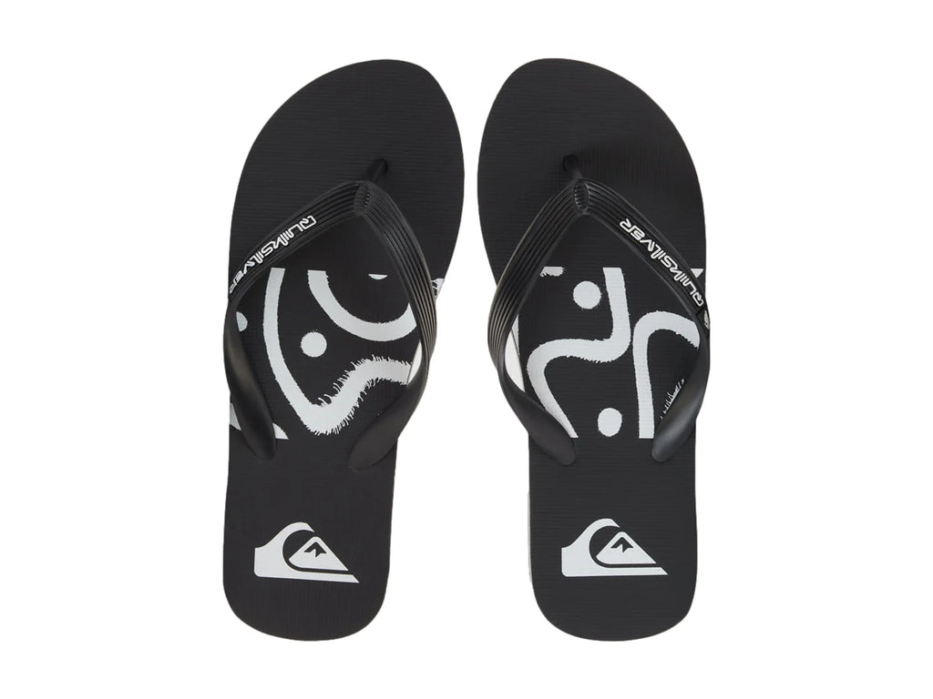 Sandalias Quiksilver Molokai Art Negro para Hombre