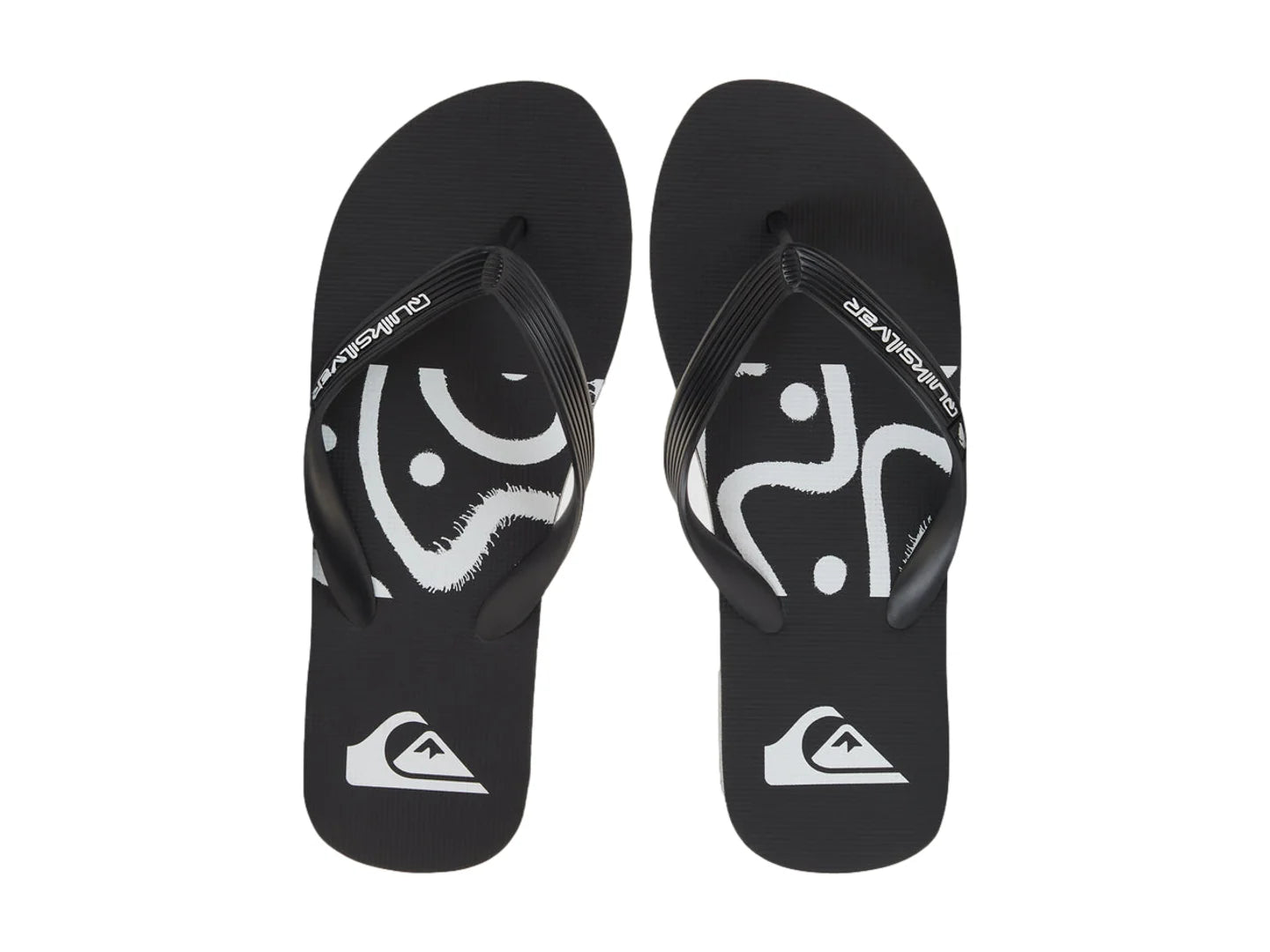 Sandalias Quiksilver Molokai Art Negro para Hombre