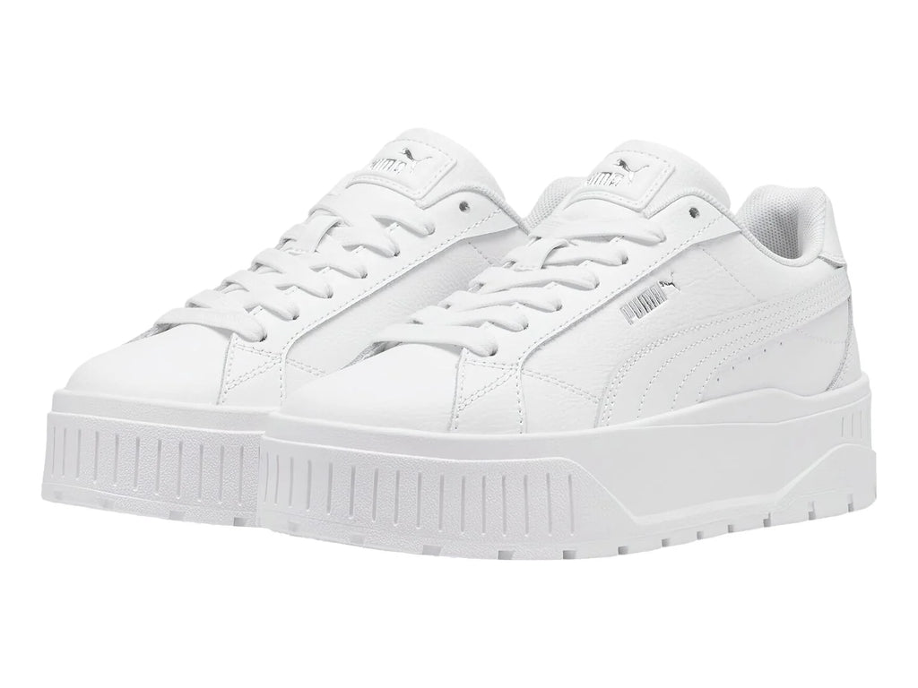 Tenis PUMA Carmen II L Blanco y Plata para Mujer