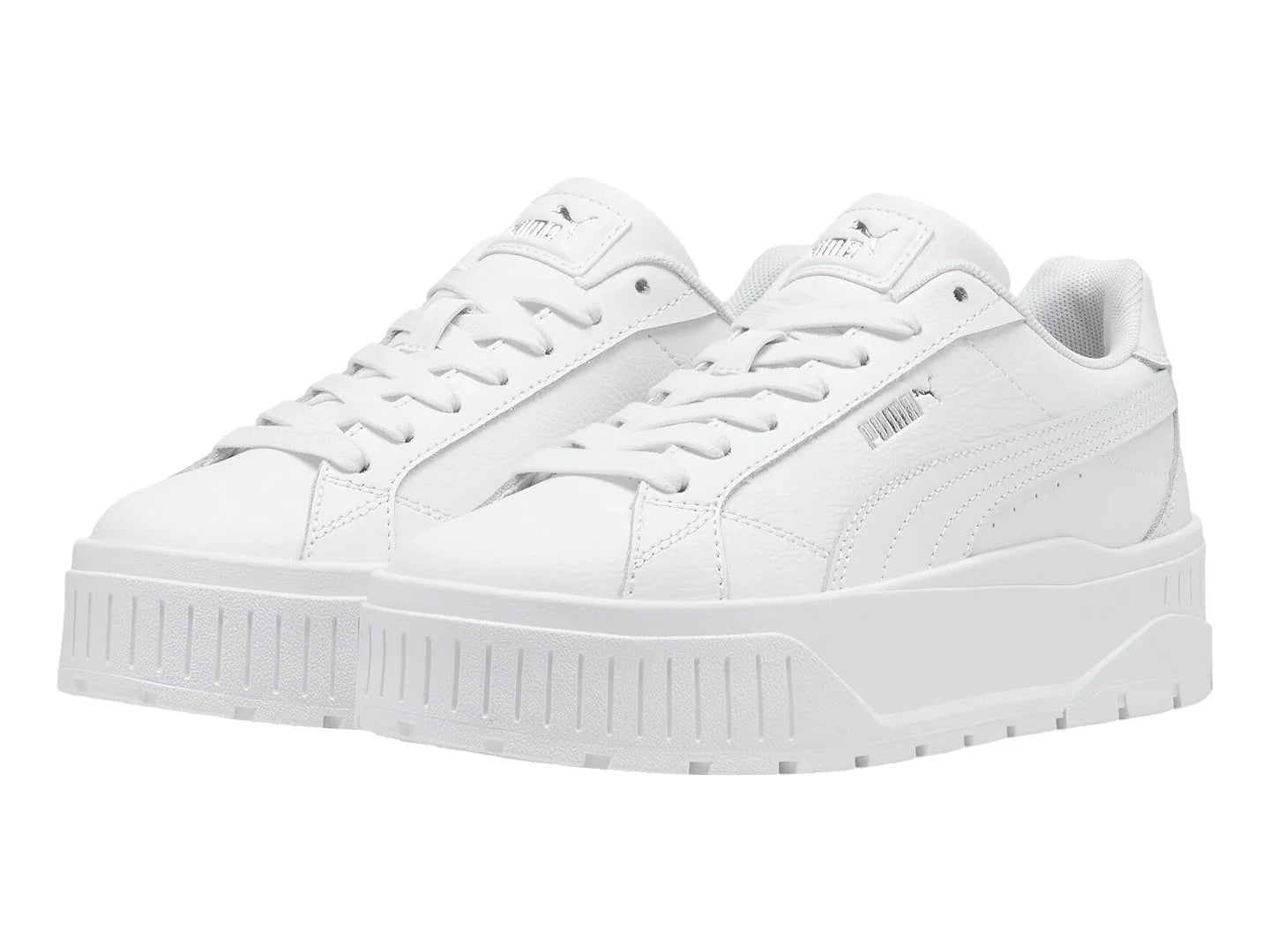 Tenis PUMA Carmen II L Blanco y Plata para Mujer