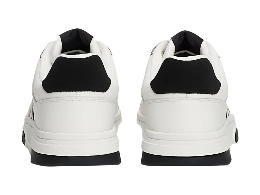 Tenis Tommy Hilfiger The Brooklyn Leather Blanco y Negro para Hombre