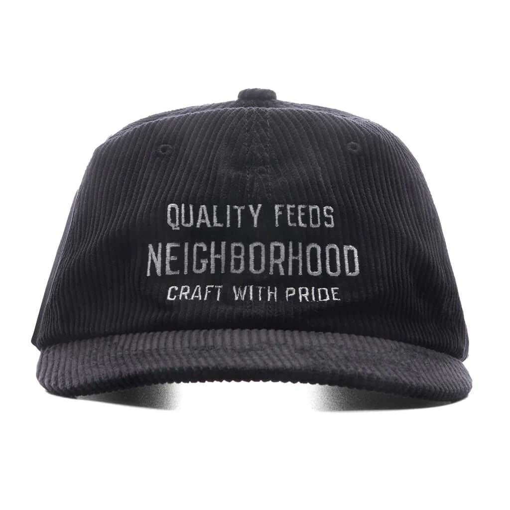Corduroy Dad Cap Black
